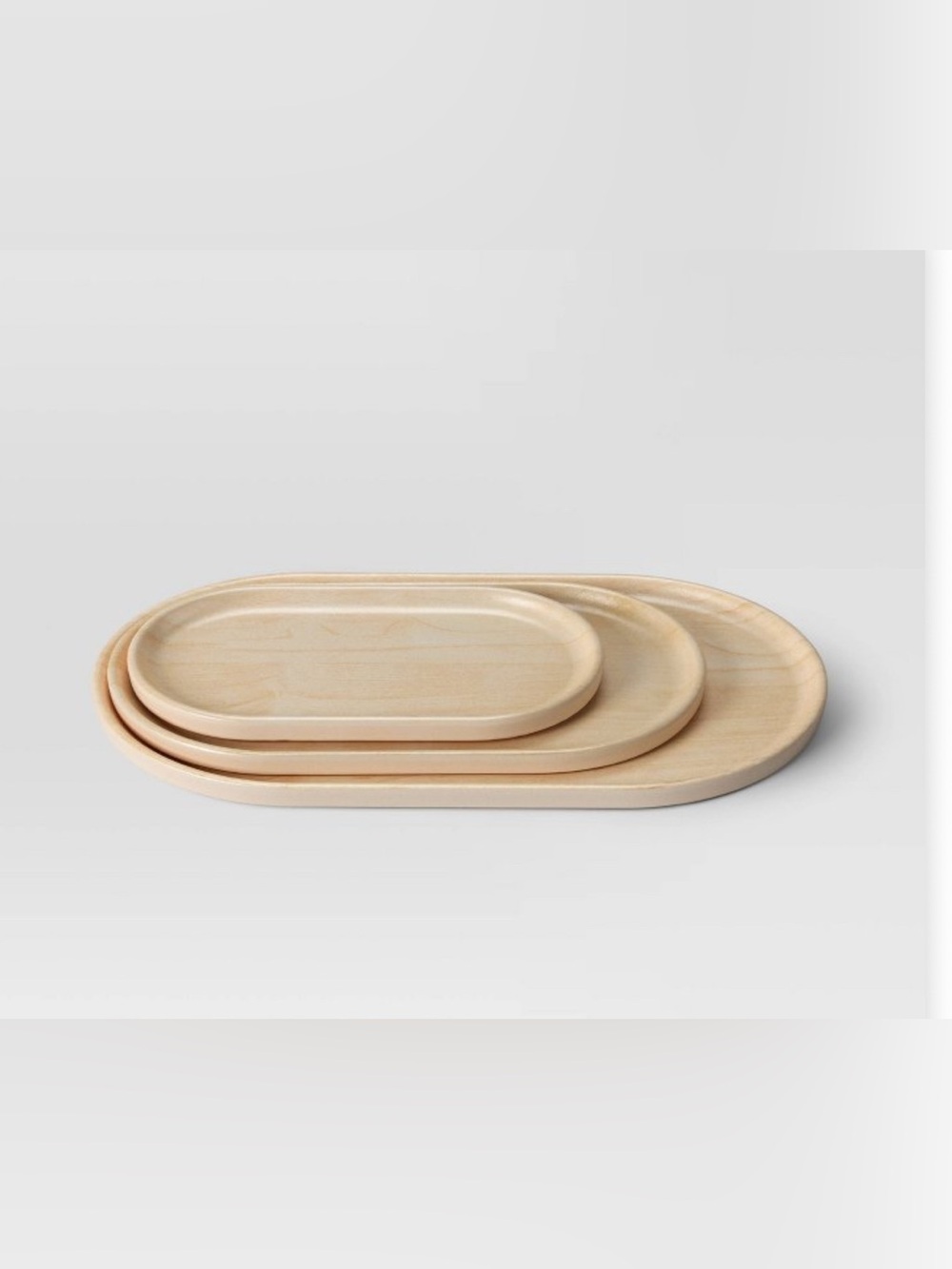 Melamine Tray Set Of 3. Oval. Decorative. Decor. Room Essentials.